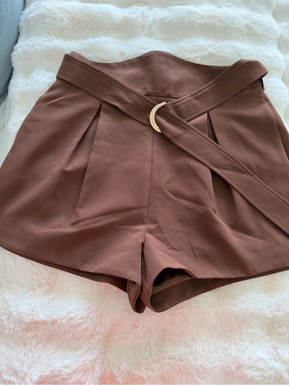Camila Coelho Pink Label Brown Blazer and short set - Picture 5 of 17